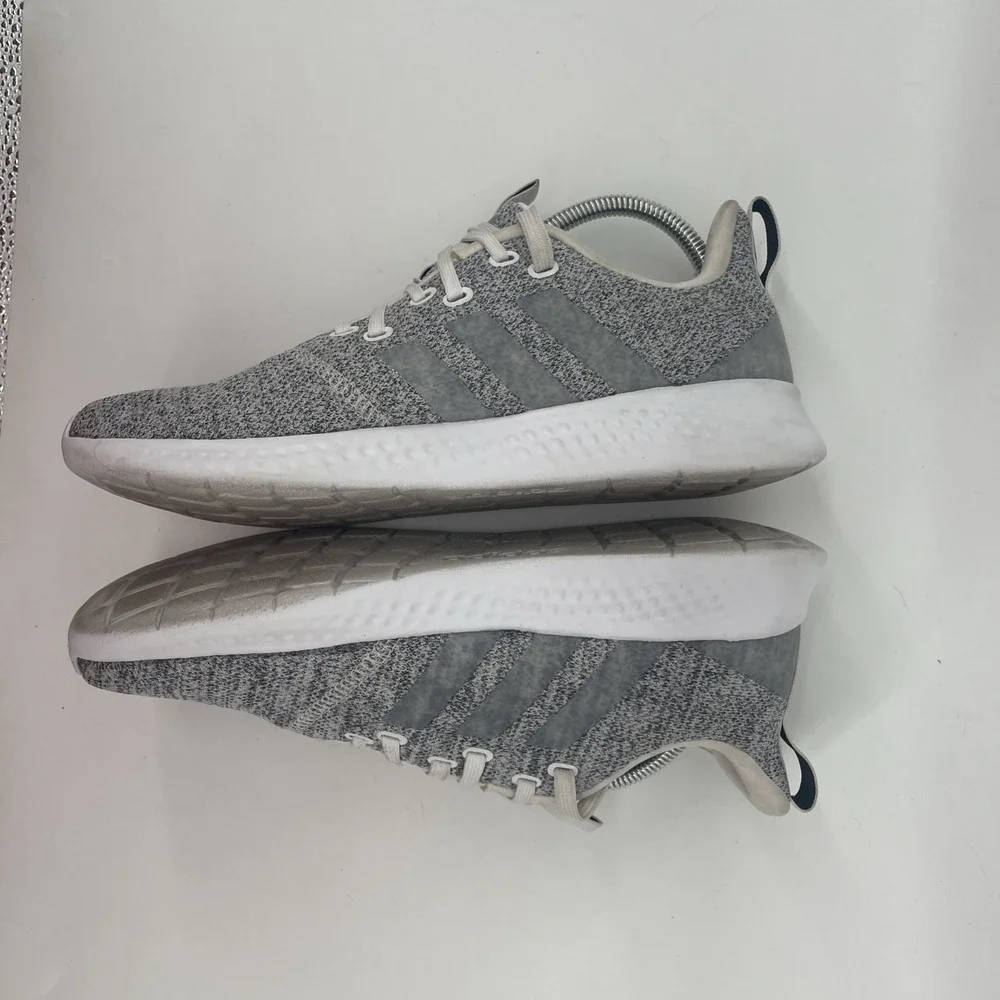Adidas Shoes Puremotion Women's 10 Gray White Athletic Sneakers Cloudform *READ*